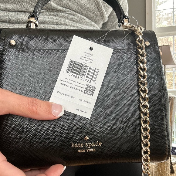 NWT Kate Spade top handle satchel crossbody - Picture 7 of 9